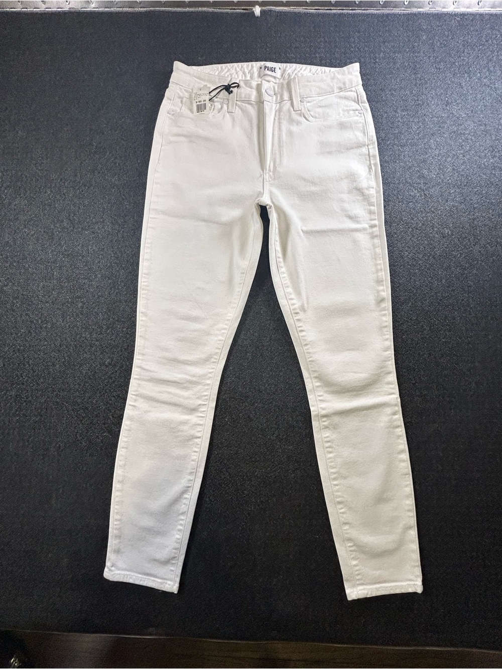 Paige Hoxton Ankle High Rise Ankle Skinny Optic White Jeans Size 30 NWT!